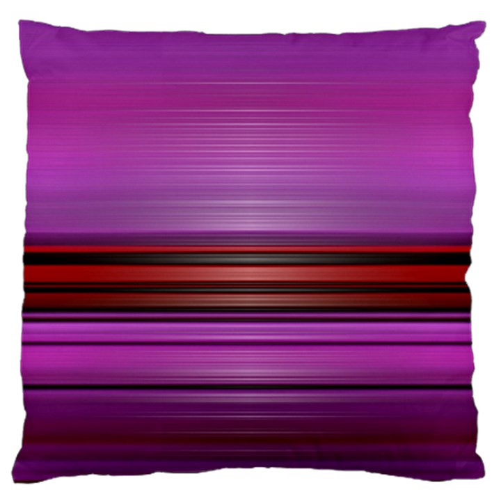 Stripes Line Red Purple Large Cushion Case (One Side)