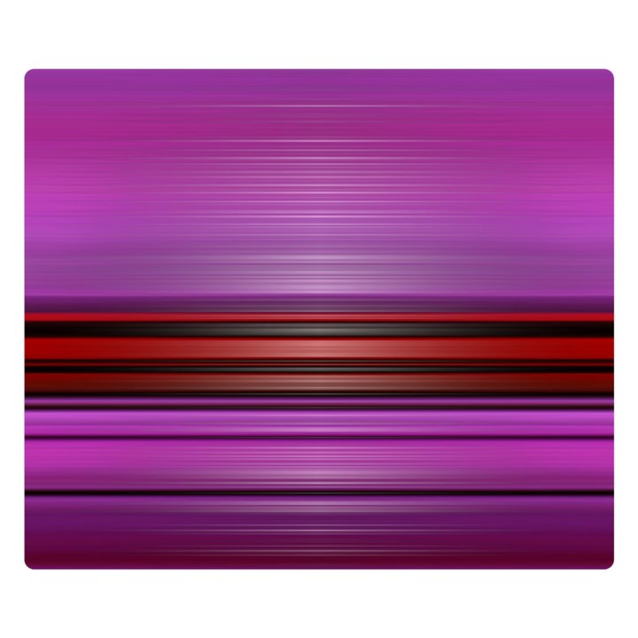 Stripes Line Red Purple Double Sided Flano Blanket (Small) 