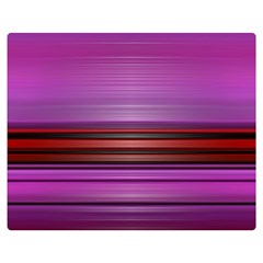 Stripes Line Red Purple Double Sided Flano Blanket (Medium) 