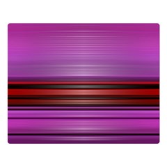 Stripes Line Red Purple Double Sided Flano Blanket (Large) 