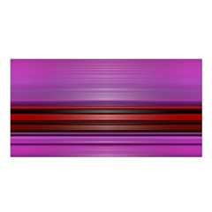 Stripes Line Red Purple Satin Shawl