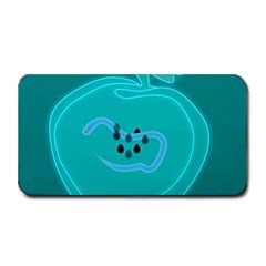 Xray Worms Fruit Apples Blue Medium Bar Mats by Mariart