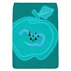 Xray Worms Fruit Apples Blue Flap Covers (s)  by Mariart