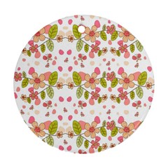 Floral Pattern Ornament (round) by Valentinaart