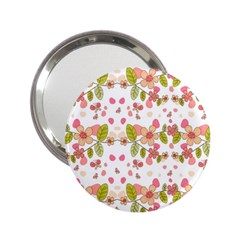 Floral Pattern 2 25  Handbag Mirrors by Valentinaart