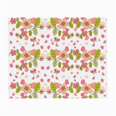 Floral Pattern Small Glasses Cloth by Valentinaart