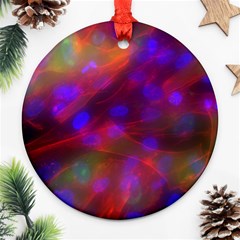 Vaccine Blur Red Ornament (round) by Mariart