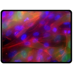 Vaccine Blur Red Fleece Blanket (large)  by Mariart