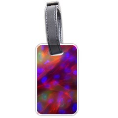 Vaccine Blur Red Luggage Tags (one Side)  by Mariart