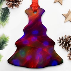 Vaccine Blur Red Christmas Tree Ornament (two Sides) by Mariart