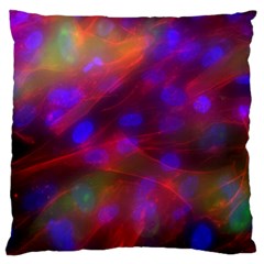 Vaccine Blur Red Large Cushion Case (two Sides)