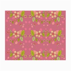 Floral Pattern Small Glasses Cloth by Valentinaart