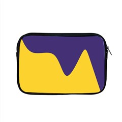 Purple Yellow Wave Apple Macbook Pro 15  Zipper Case by Mariart