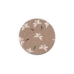 Star Flower Floral Grey Leaf Golf Ball Marker (10 Pack) by Mariart