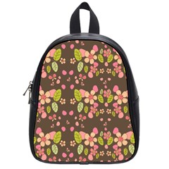 Floral Pattern School Bags (small)  by Valentinaart