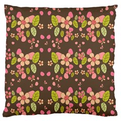 Floral Pattern Standard Flano Cushion Case (two Sides) by Valentinaart