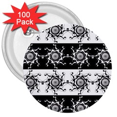 Three Wise Men Gotham Strong Hand 3  Buttons (100 Pack)  by Mariart