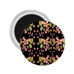 Floral Pattern 2 25  Magnets by Valentinaart