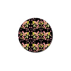 Floral Pattern Golf Ball Marker by Valentinaart