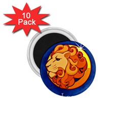 Zodiac Leo 1 75  Magnets (10 Pack) 