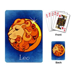 Zodiac Leo Playing Card by Mariart