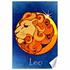 Zodiac Leo Canvas 24  X 36  by Mariart