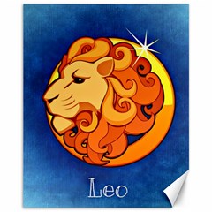 Zodiac Leo Canvas 11  X 14   by Mariart