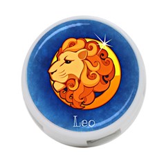 Zodiac Leo 4-port Usb Hub (one Side) by Mariart