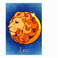 Zodiac Leo Small Garden Flag (two Sides) by Mariart