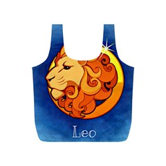 Zodiac Leo Full Print Recycle Bags (s)  by Mariart