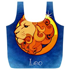 Zodiac Leo Full Print Recycle Bags (l)  by Mariart