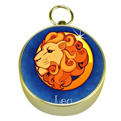 Zodiac Leo Gold Compasses by Mariart