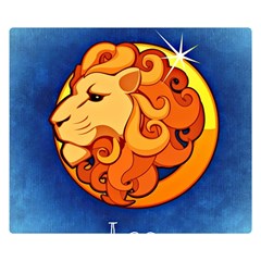 Zodiac Leo Double Sided Flano Blanket (small)  by Mariart