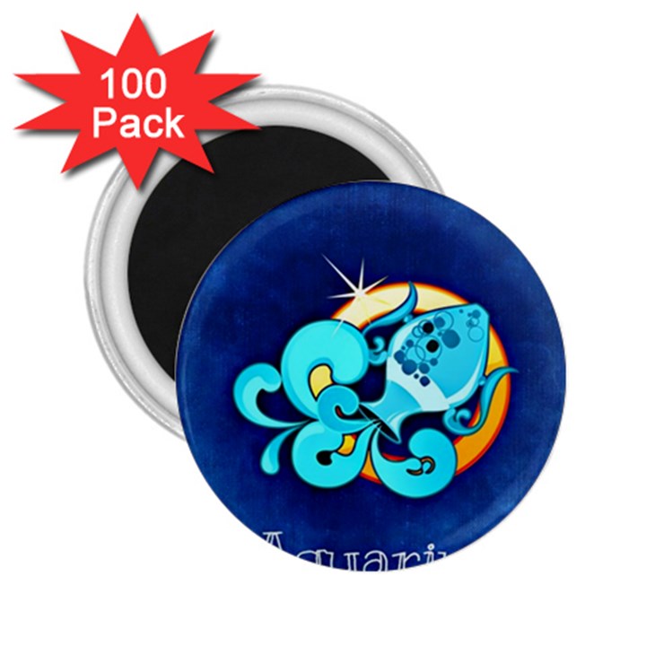 Zodiac Aquarius 2.25  Magnets (100 pack) 