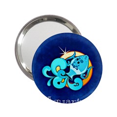 Zodiac Aquarius 2.25  Handbag Mirrors