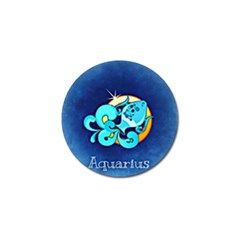 Zodiac Aquarius Golf Ball Marker