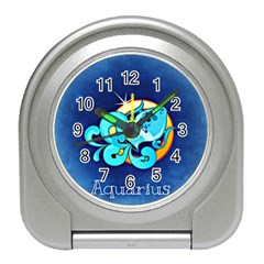 Zodiac Aquarius Travel Alarm Clocks