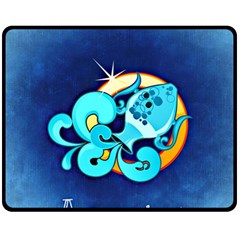 Zodiac Aquarius Fleece Blanket (Medium) 