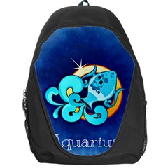 Zodiac Aquarius Backpack Bag