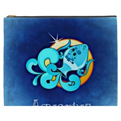 Zodiac Aquarius Cosmetic Bag (XXXL) 