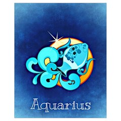 Zodiac Aquarius Drawstring Bag (Small)