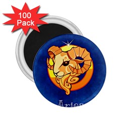 Zodiac Aries 2 25  Magnets (100 Pack) 