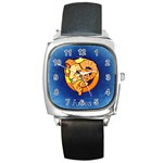 Zodiac Aries Square Metal Watch Front