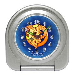 Zodiac Aries Travel Alarm Clocks by Mariart