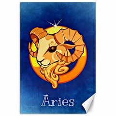 Zodiac Aries Canvas 20  X 30   by Mariart