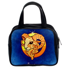 Zodiac Aries Classic Handbags (2 Sides) by Mariart