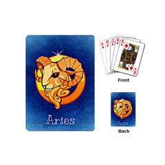 Zodiac Aries Playing Cards (mini)  by Mariart