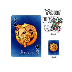 Zodiac Aries Playing Cards 54 (mini)  by Mariart