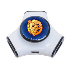 Zodiac Aries 3-port Usb Hub by Mariart