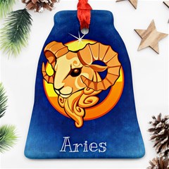 Zodiac Aries Bell Ornament (two Sides) by Mariart